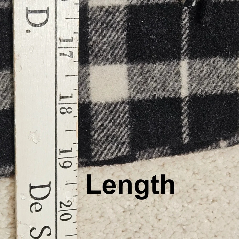 Kate Spade Skirt the Rules Buffalo Plaid Fringe A-Line Mini Skirt Womens Size 12